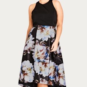 City Chic Hi Lo Moonlight Dress